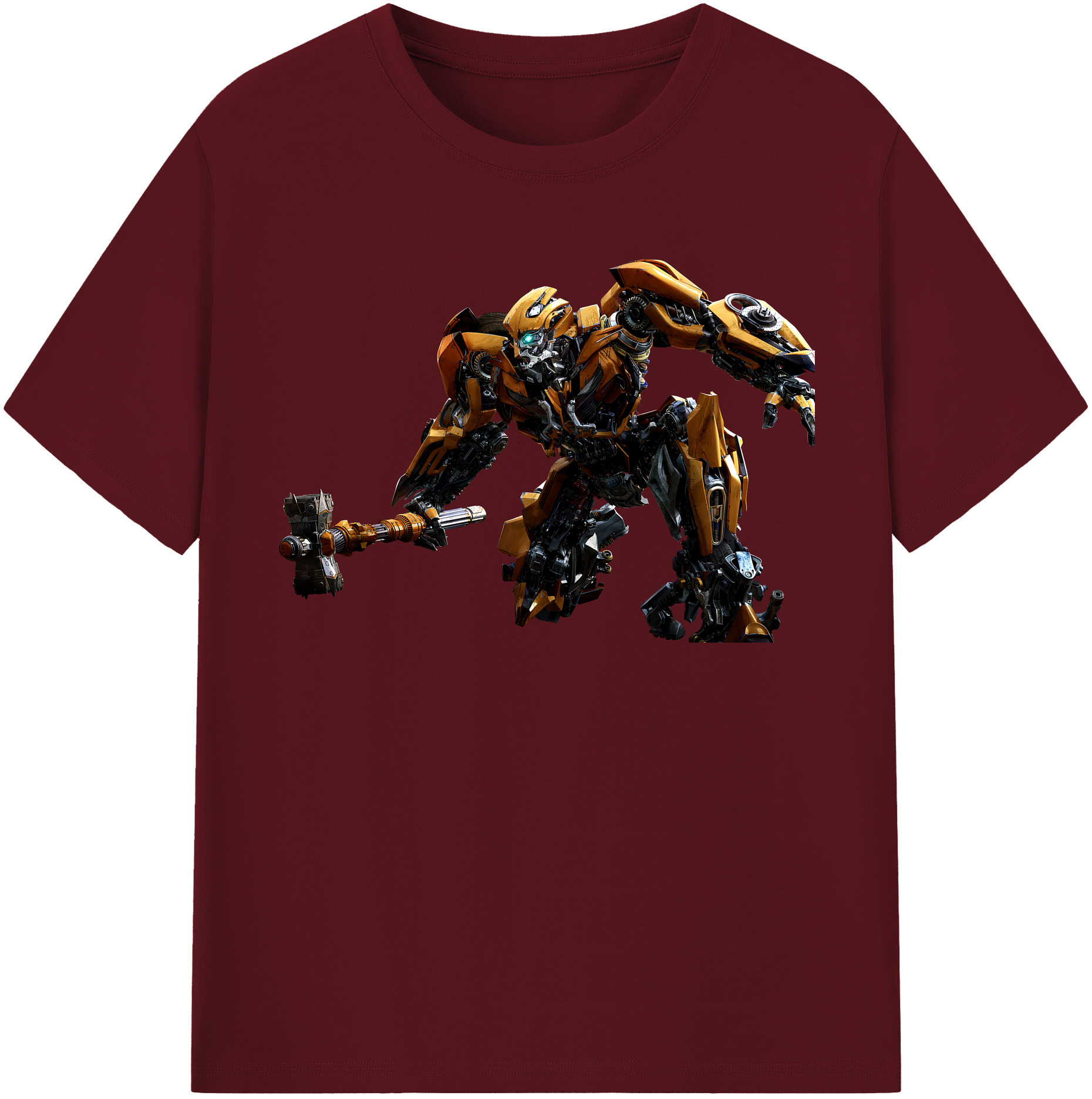（画像用） Transformers トランスフォーマー 綿100％半袖Tシャツ（フロントプリント）
